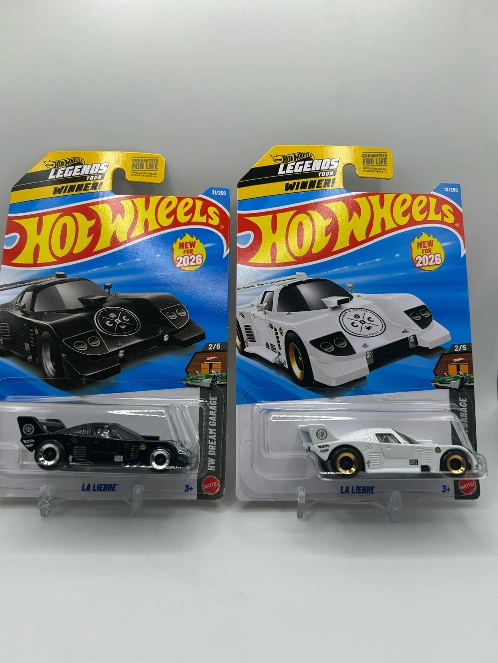 Hot Wheels La Liebre - Black and White Set 🔥🛞